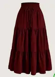 Cottage Skirt - Multi-Colour, Long, Polycotton - 1