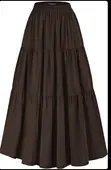Cottage Skirt - Multi-Colour, Long, Polycotton - 2