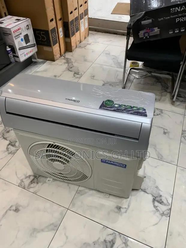 Brand New Nasco 1.5 HP Split Type Air Conditioner (Silver) - 1