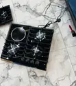 Kenwood 60cm Black Gas on Glass Hob (1 Electric + 3 Gas) - 1