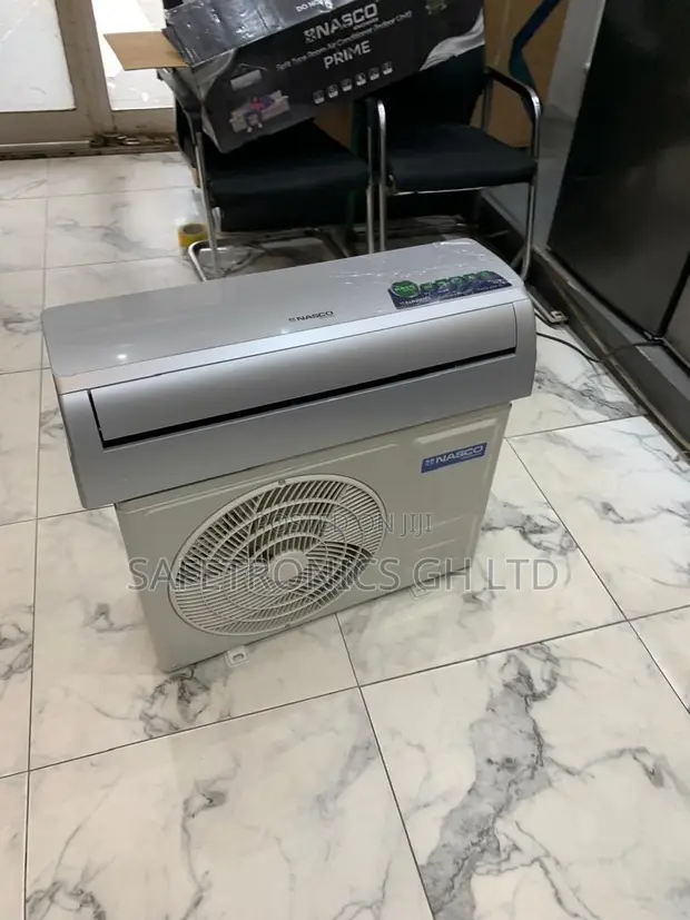 Brand New Nasco 1.5 HP Split Type Air Conditioner - Silver - 1