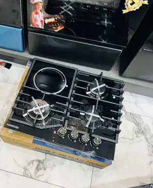 Kenwood 1 Electric + 3 Gas Hob (Black)