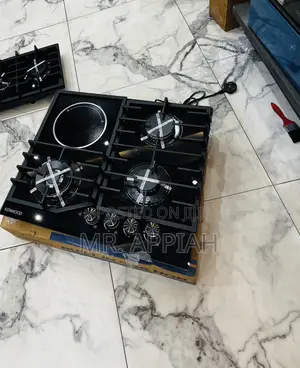 Kenwood 60cm Built-in 3 Gas + 1 Electric Hob (Black)