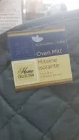 Home Collection Oven Mitts - 100% Cotton - 2