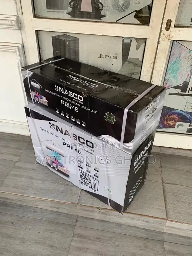 Nasco Split Type Air Conditioner (Black) 1.5 HP - 1