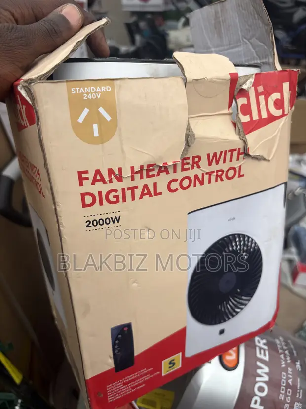 Click 2000W Fan Heater with Digital Control - 1