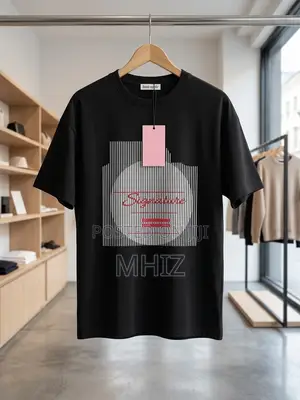 Classic Black Cotton T-Shirt - Unisex