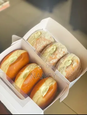 Fresh Cream Filled Donuts - Box of 3