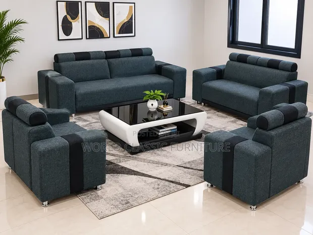 Stylus Luxury Tufted Sofa Set - 1