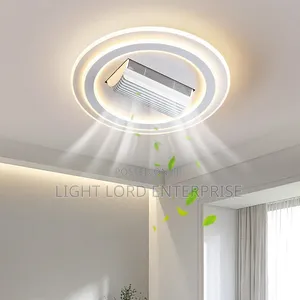 GBZA-5008: 400mm Bladeless Ceiling Light with Voice Control