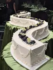 Serpentine Wedding Cake - 2