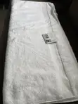 Luxury White Cotton Towel (76cm x 147cm) - 2