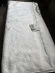 Luxury White Cotton Towel (76cm x 147cm) - 3