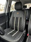 Luxury Car Seat Support - Black/Red - 1