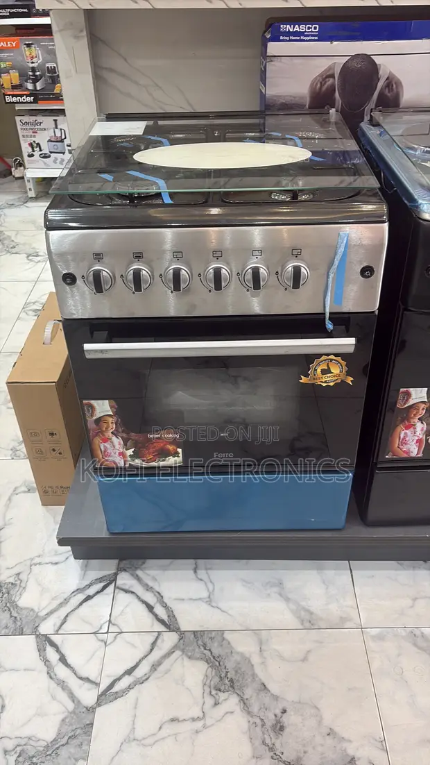Ferre 60x60 Gas Stove with Rotisserie - Brand New - 1