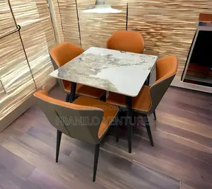 4 Seater Marble Dining Set