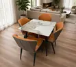 4 Seater Marble Dining Set - 2