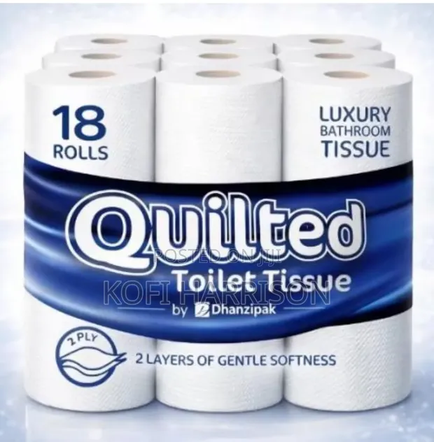 Quilted Toilet Rolls (Pack of 18) - 1