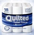 Quilted Toilet Rolls (Pack of 18) - 2