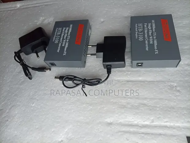 HTB-3100AB-25KM Fiber Optic Media Converter (100Mbps) - 1