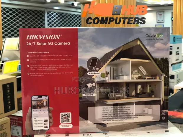 Hikvision DS-2CFS04/4G Solar Network Camera - 1