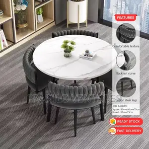 Marble Dining Set - 4 Seater