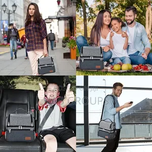 Double Deck Cooler Bag with Ice Pack