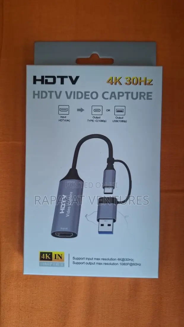 HDMI Video Capture Card with USB & Type-C - 1