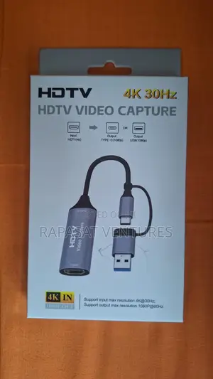 HDMI Video Capture Card with USB & Type-C