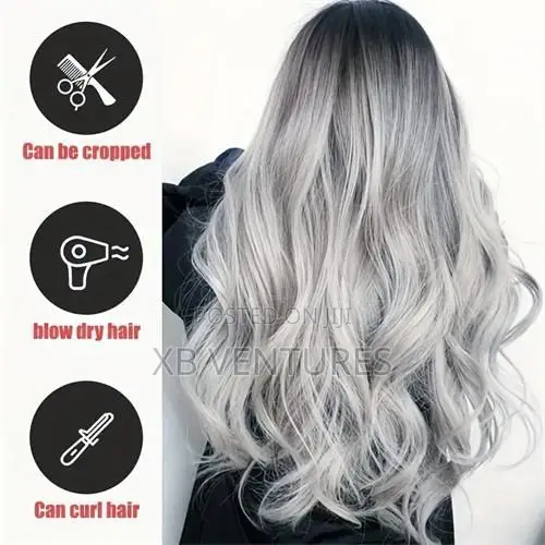 Long Wave Gradient Synthetic Wig - 1
