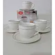 Ceramic Cup & Saucer Set (8 Pairs) - 2