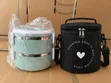 2 Tier Stainless Steel Lunch Box with Insulated Bag - 1
