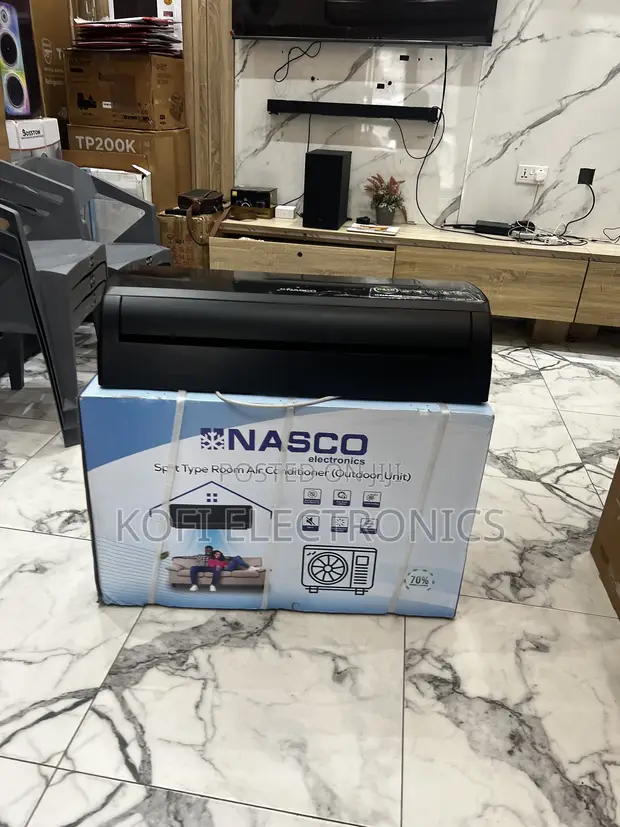 Nasco Black 1.5HP Split Air Conditioner - 1