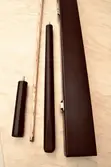 Professional 3/4 Split Ash Wood Snooker Cue Set with Hard Case - 2