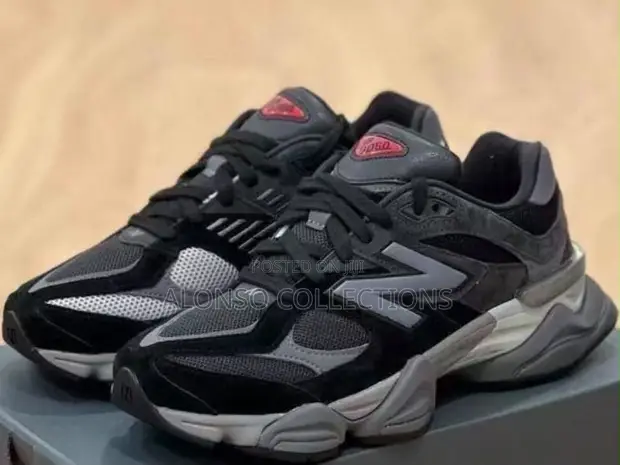 New Balance 9060 Black-Grey Sneakers - 1