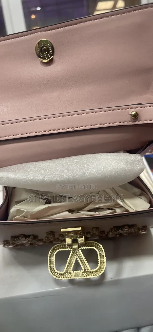 Luxury Quilted Ladies Handbag - Pink - 1