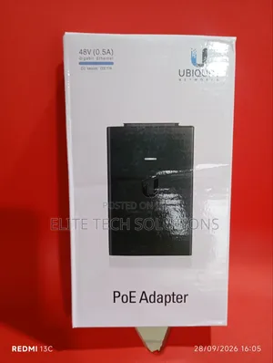 Ubiquiti 48V PoE Adapter - Gigabit Ethernet