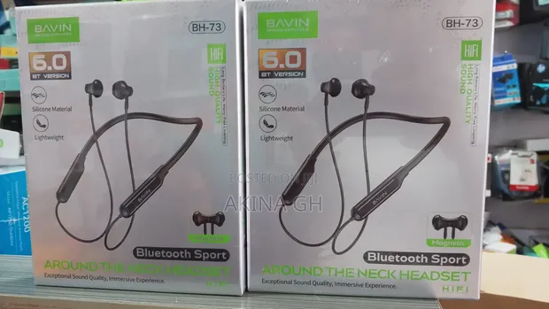 Bavin BH33 Bluetooth Neck Headset - 1