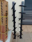 Adjustable Black Aluminum Louvre Window Side Rails - 1