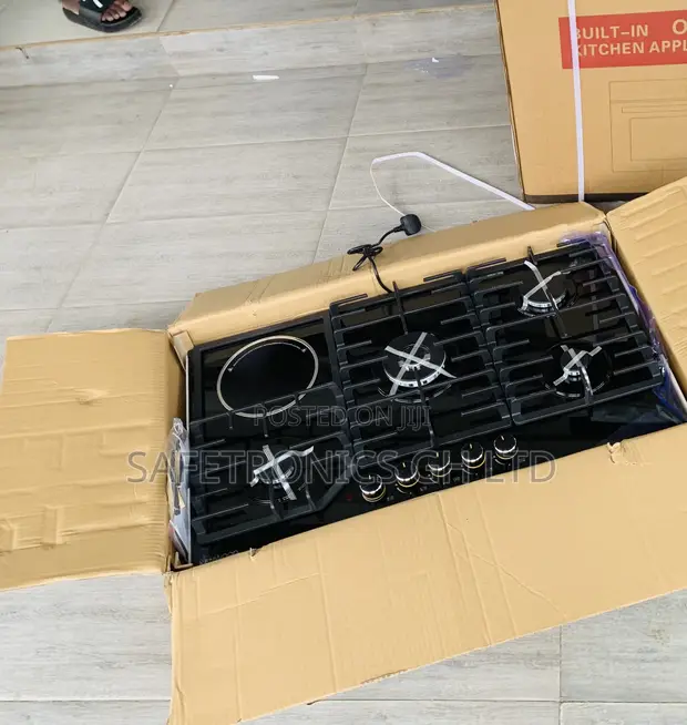 Kenwood 90cm 4+1 Hob Black Inbuilt - 1