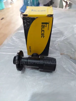 Matte Black Angle Valve with Packaging