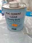 ERA Heavy Duty Clear PVC Cement (1 Quart) - 1