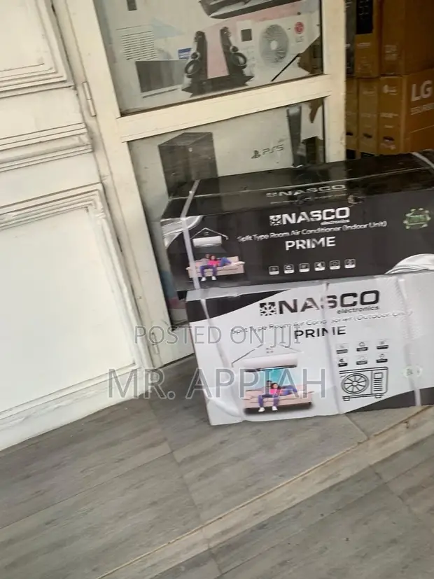 Brand New Nasco 1.5HP Air Conditioner (Silver) - 1