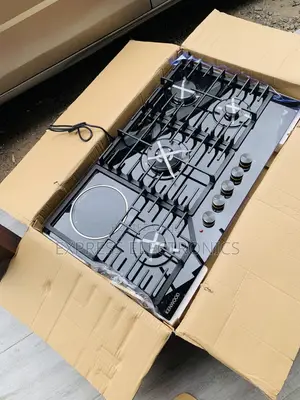 Kenwood 90cm Tempered Glass Cooker (4 Gas + 1 Electric)
