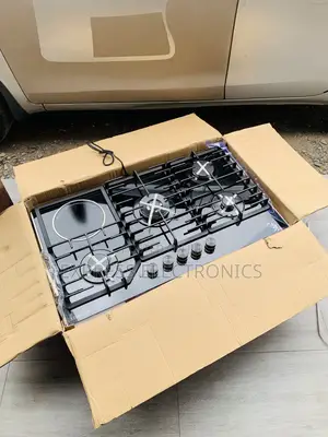 Kenwood 90cm Tempered Glass Cooker (4 Gas + 1 Electric)