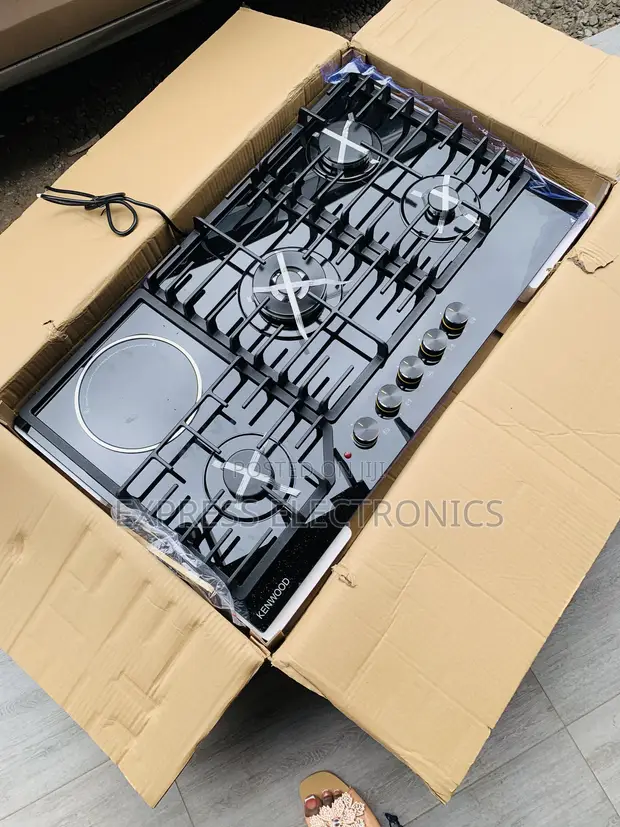 Kenwood 90cm Tempered Glass Cooker (4 Gas + 1 Electric) - 1
