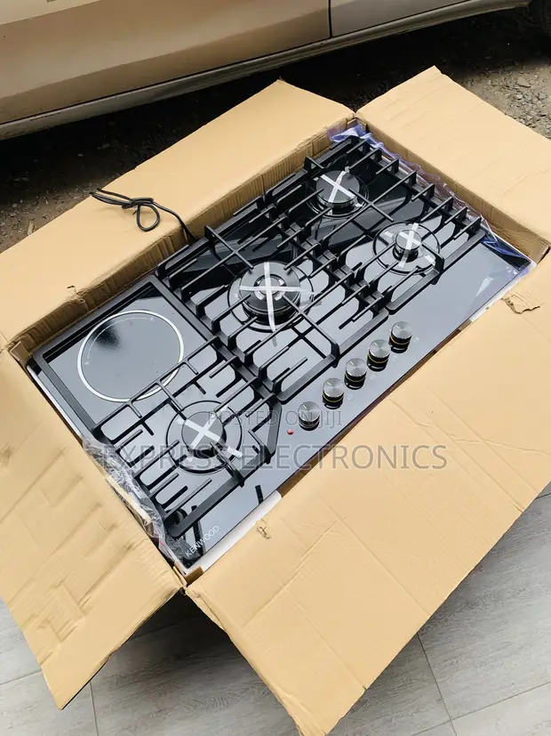 Kenwood 90cm Tempered Glass Cooker (4 Gas + 1 Electric) - 1