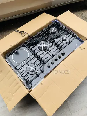 Kenwood 90cm Tempered Glass Cooker (4 Gas + 1 Electric)