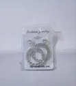 Shiny Crystal Round Hoop Earrings - 2