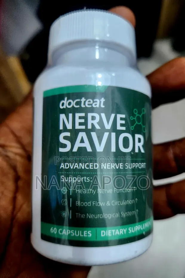 Docteat Nerve Savior for Nerve Health - 60 Capsules - 1